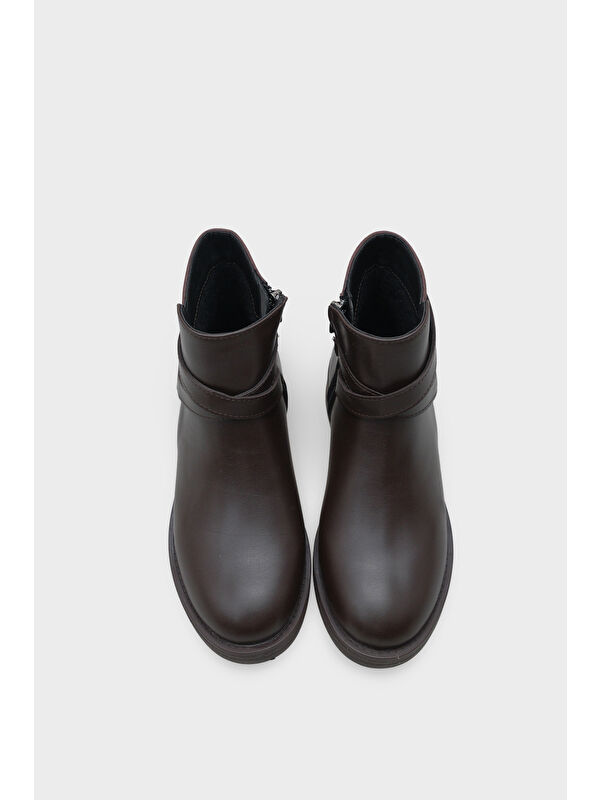 Tory Yandan Fermuarlı Kadın Bot - Görsel 7