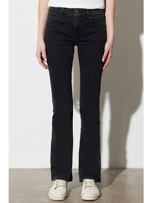 Wrangler Bootcut Fit Normal Bel Bol Paça Esnek Jean Jean Pantolon
