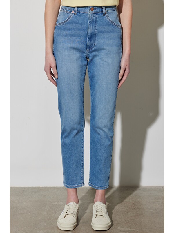 Wrangler Walker Fit Dar Kesim Normal Bel Esnek Jean Jean Pantolon
