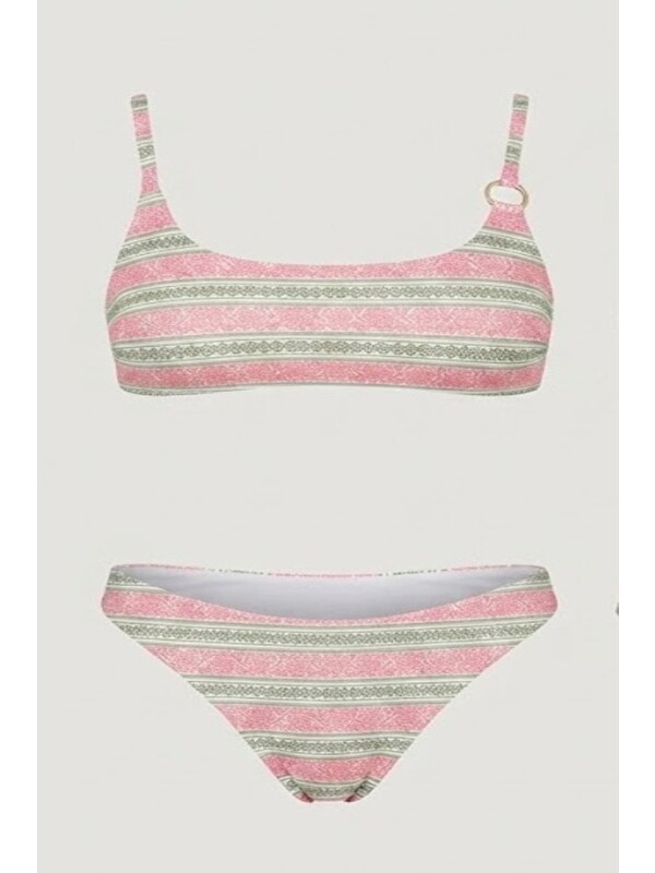 C&City İp Askılı Bikini Takım 3241 Kırmızı