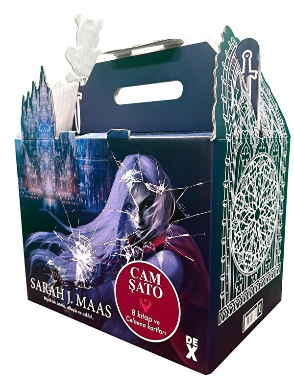 Doğan Kitap Cam Şato Kutulu Set (8 Kitap + 8 Karakter Kartı) - Hc - Sarah J. Maas
