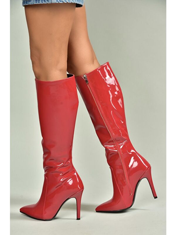 Kırmızı Kadın Çizme N372530108 - Görsel 2