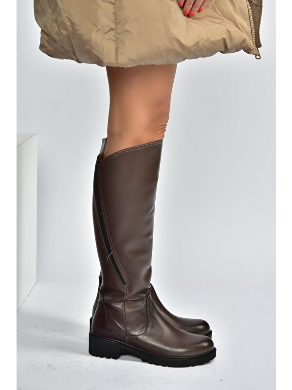 Kahverengi Kadın Çizme V654082203 - Görsel 2