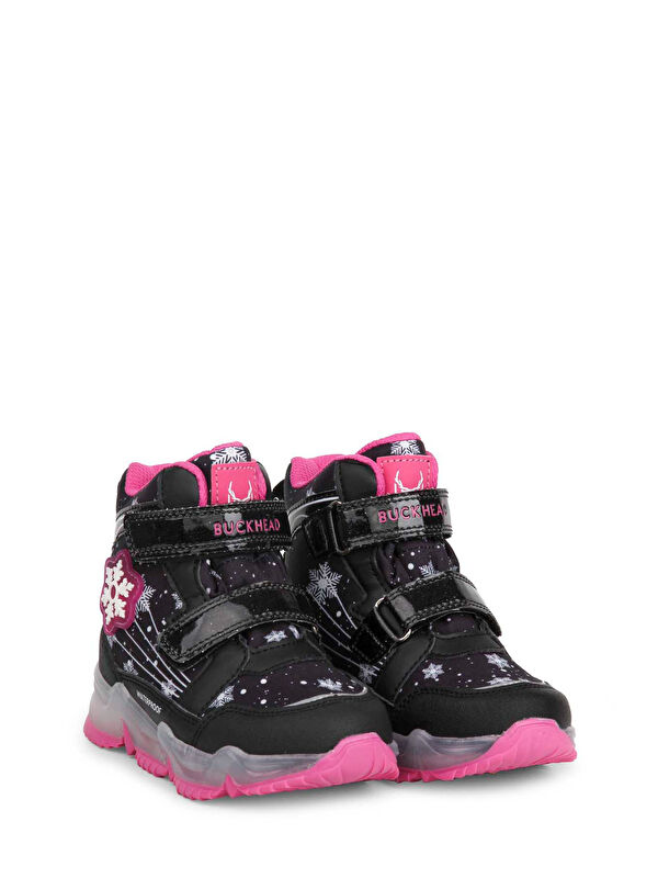 BUCK3034 SNOWY Siyah Kız Çocuk Outdoor Bot - Görsel 5