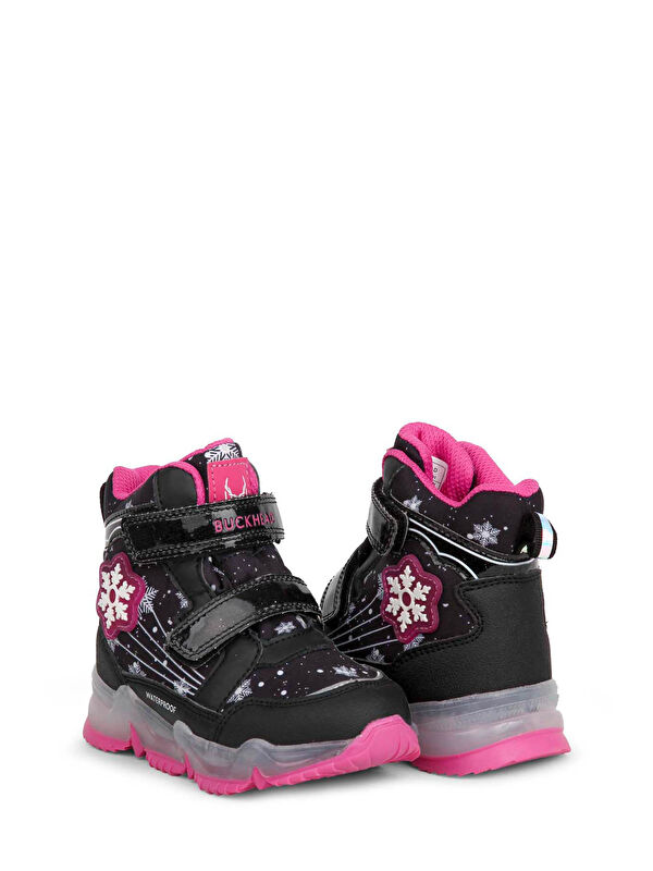 BUCK3034 SNOWY Siyah Kız Çocuk Outdoor Bot - Görsel 6