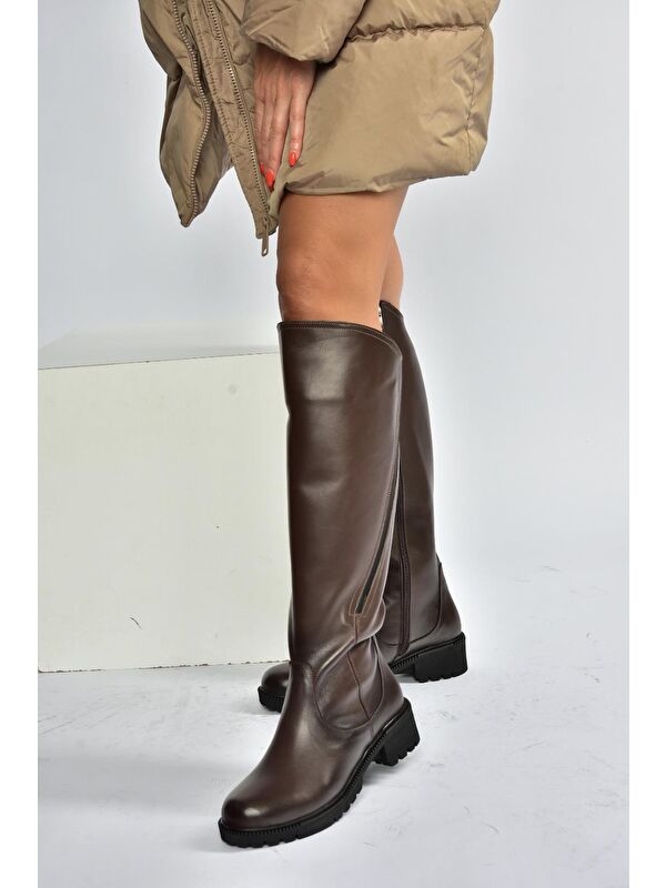 Kahverengi Kadın Çizme V654082203 - Görsel 5