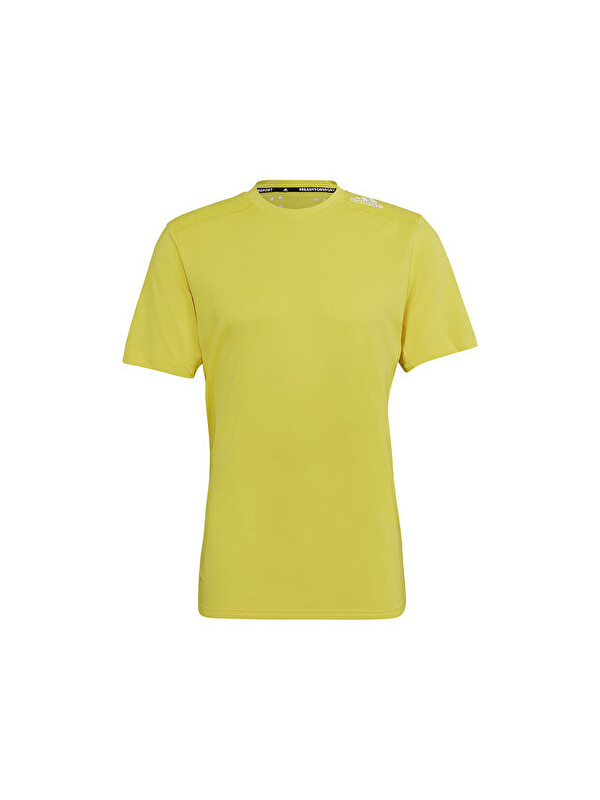 Adidas M D4T Hr Tee Erkek Antenman Tişörtü HJ9773 Sarı