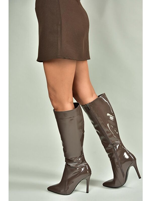 Kahverengi Kadın Çizme N372530108 - Görsel 5