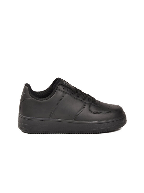 Ayakmod Siyah Bağcıklı Unisex Spor Ayakkabı 042 G