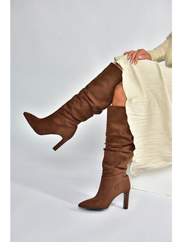 Kahverengi Kadın Çizme L404868002 - Görsel 4