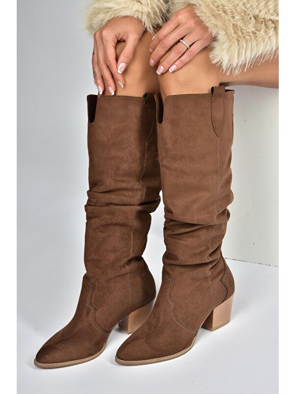 Kahverengi Kadın Çizme J404040102 - Görsel 3