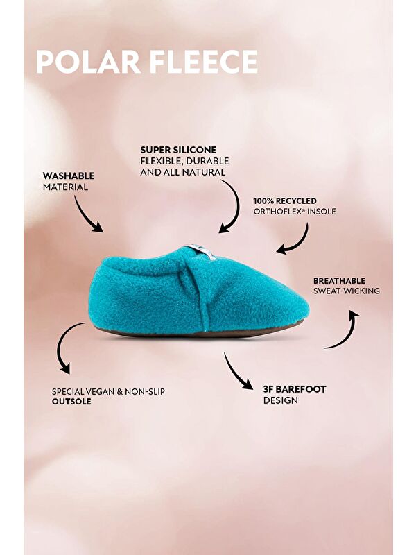 Hopfrög Sarı Hopfrög Polar Fleece Barefoot Patik (Hediye Seti)