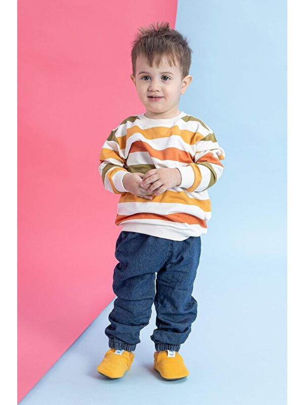 Hopfrög Sarı Hopfrög Polar Fleece Barefoot Patik (Hediye Seti)