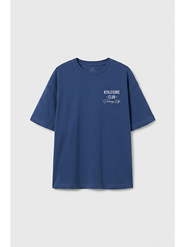 Tommylife Parlament Oversize Kısa Kollu Baskılı Kız Çocuk T-Shirt - 75175