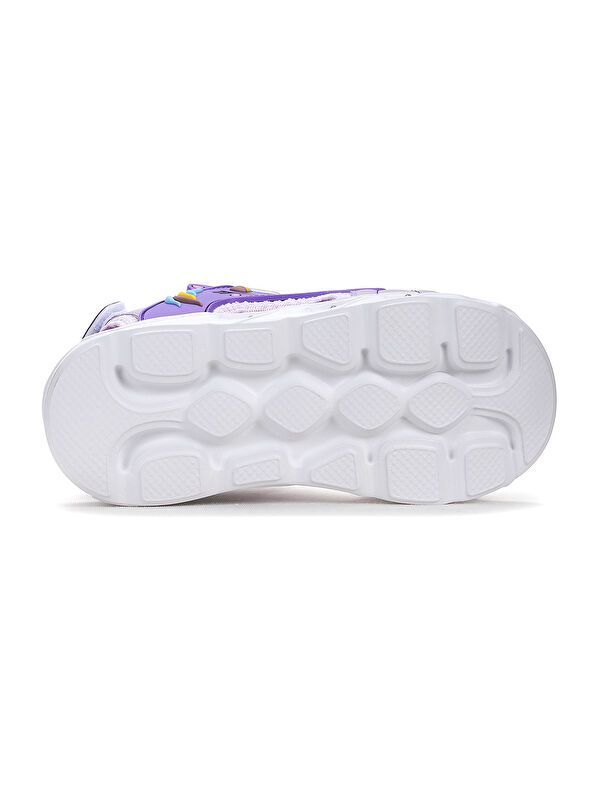 Günlük Işıklı Cırtlı Kız Çocuk Sandalet Ayakkabı - Görsel 6