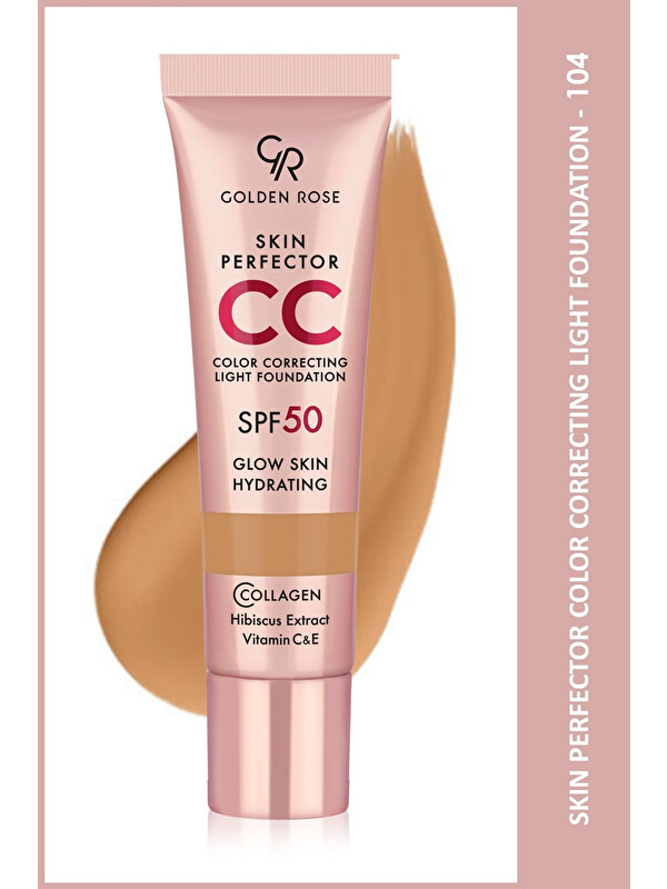 GOLDEN ROSE Skin Perfector Color Correcting Light Foundation - 104