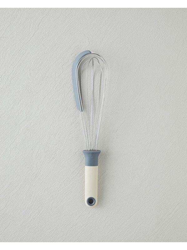 English Home Rachelle Paslanmaz Çelik Çırpıcı 30 cm Krem-Gri
