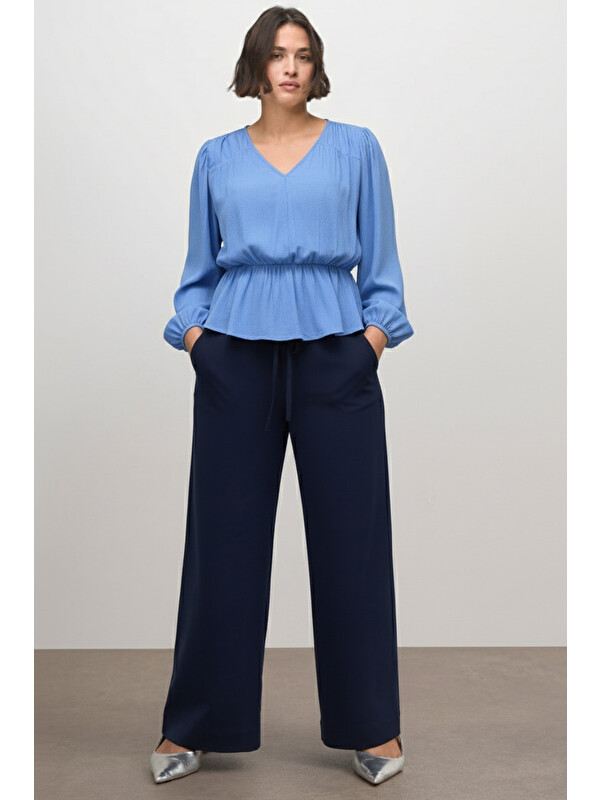 Mylinemoda Beli Lastikli Bluz