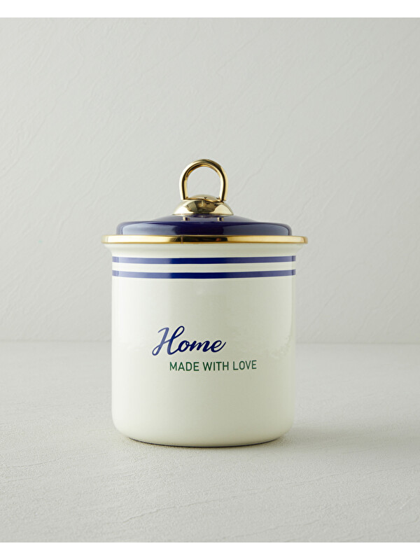 English Home With Love Emaye Baharatlık 1L Mavi-yeşil