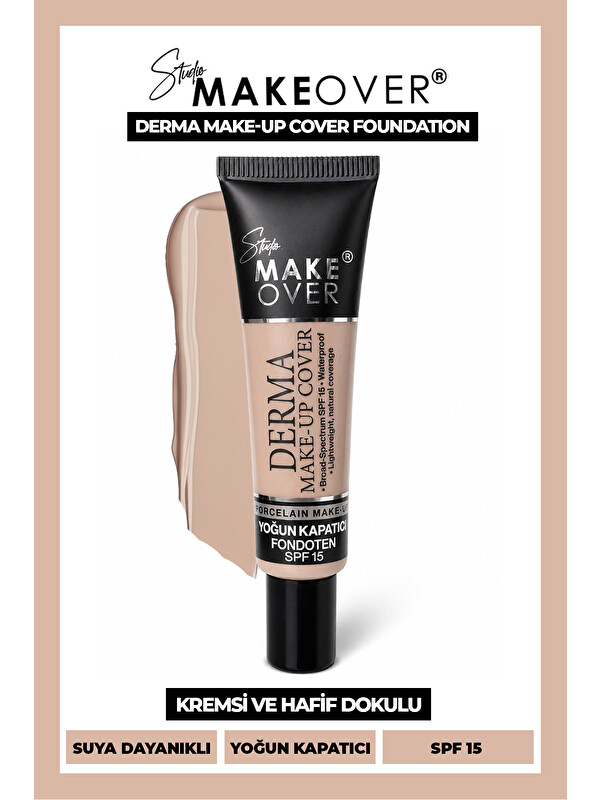 New Well Studio MakeOver Derma Make-Up Cover Foundation Yoğun Kapatıcı Fondöten 01 40 ML