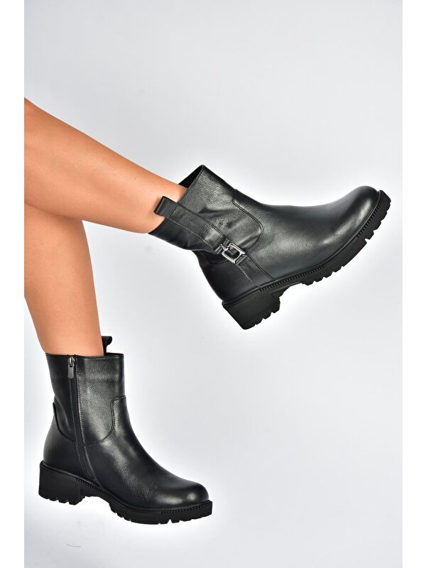 Siyah Kadın Bot V654070403 - Görsel 3