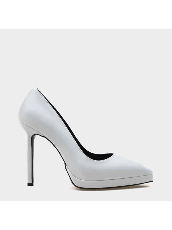 Helga Sivri Burunlu Platform Yüksek Topuklu Kadın Ayakkabı - Görsel 3