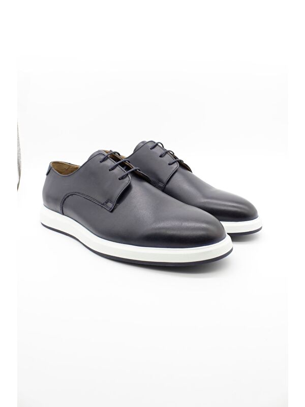 %100 Deri Bağcıklı Casual Ayakkabı 1033250154 - Görsel 3