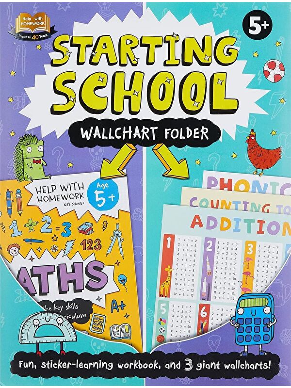 Igloo/Autumn Publishing Help With Homework: Starting School Wallchart Folder (5+)