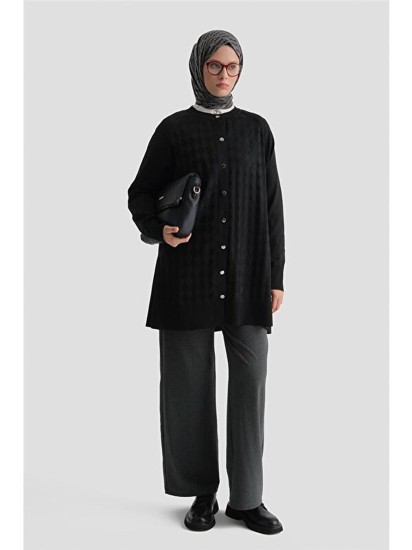ARMİNE Triko Ceket 25Kd5093 Siyah