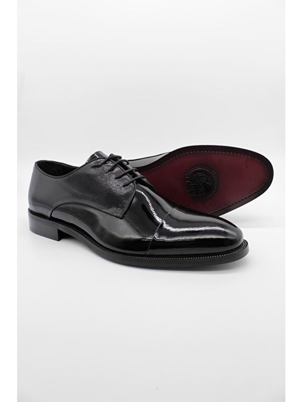 %100 Deri Bağcıklı Ceremony Ayakkabı 1033250160 - Görsel 4