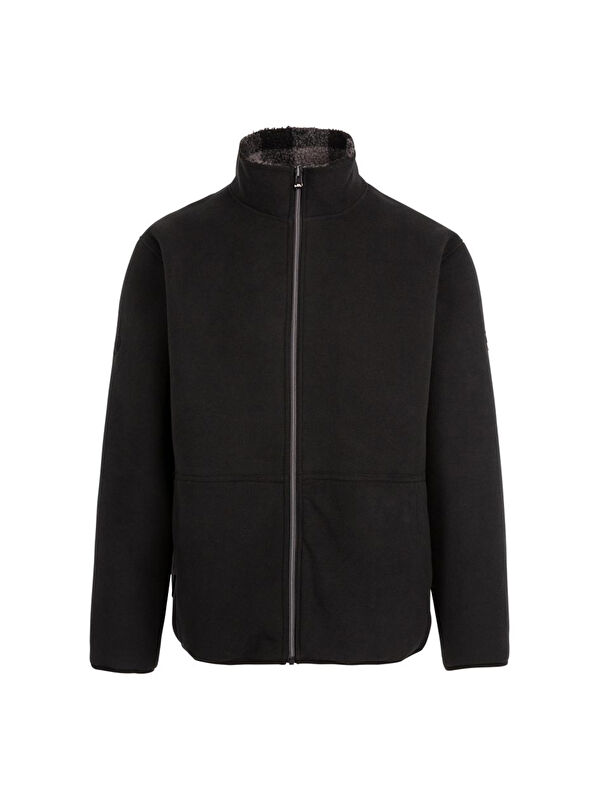Trespass Tatsfield - Fleece Jacket At400 Erkek Siyah Polar Fermuarlı Sweatshirt