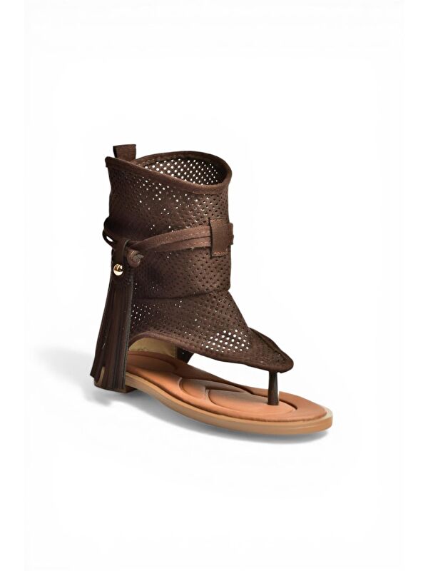 Fox Shoes Kahverengi Kadın Sandalet Y250470102