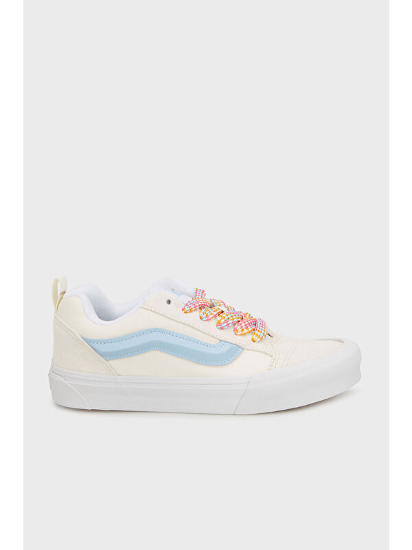 Knu Skool Süet Logolu Sneaker Ayakkabı VN000D6ZZ5D1 - Görsel 2