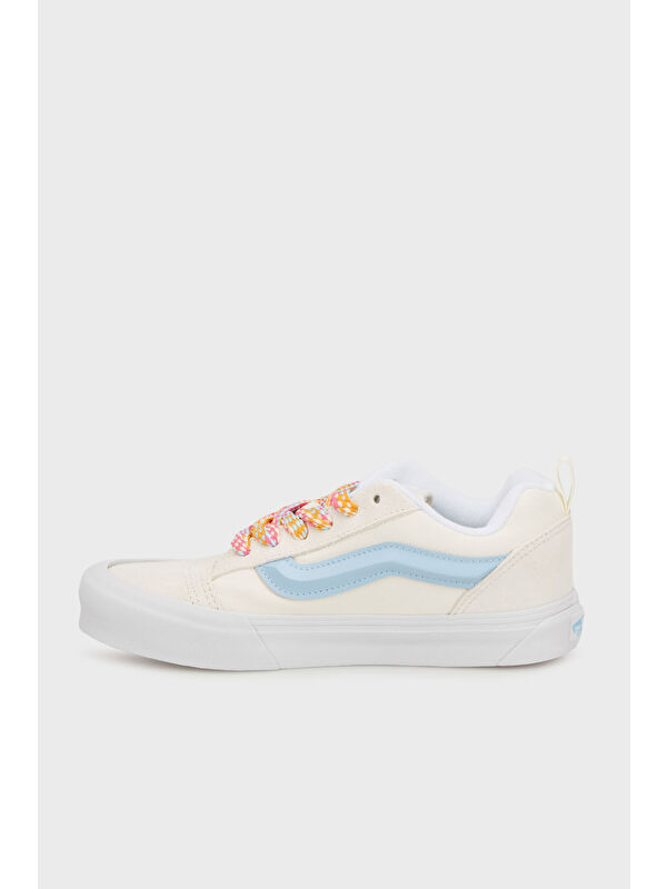 Knu Skool Süet Logolu Sneaker Ayakkabı VN000D6ZZ5D1 - Görsel 4