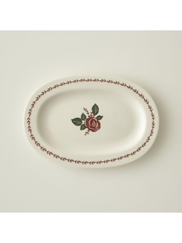 Bella Maison Rose Porselen Sunum Tabağı (25 cm)