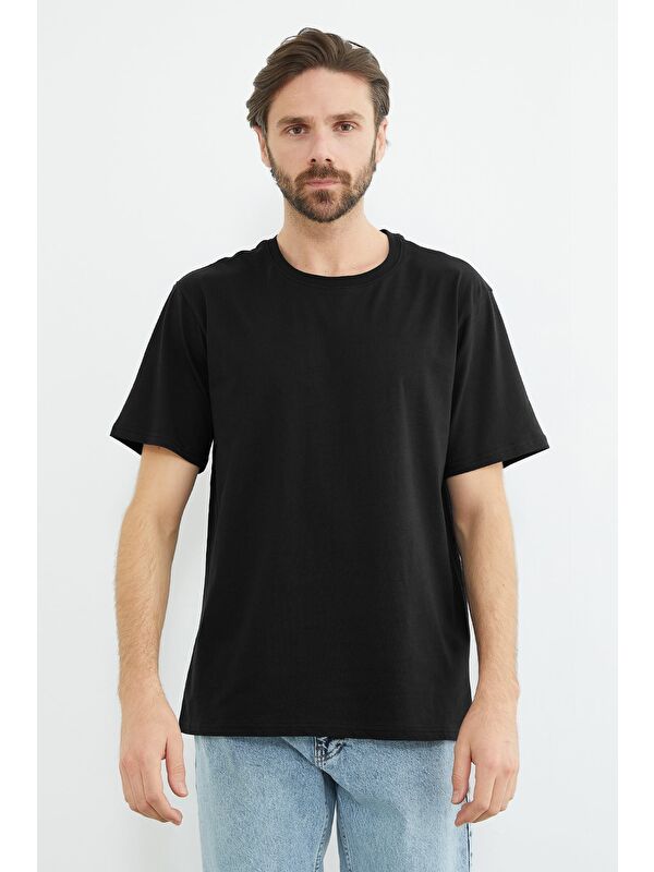 Fullamoda Basic Bisiklet Yaka Tişört