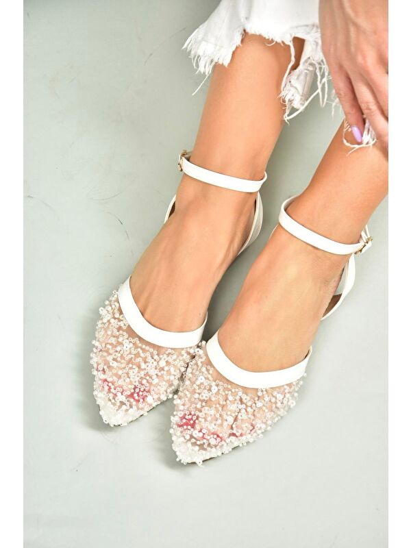 Fox Shoes Gri Fox Shoes Babet Kadın U7265441