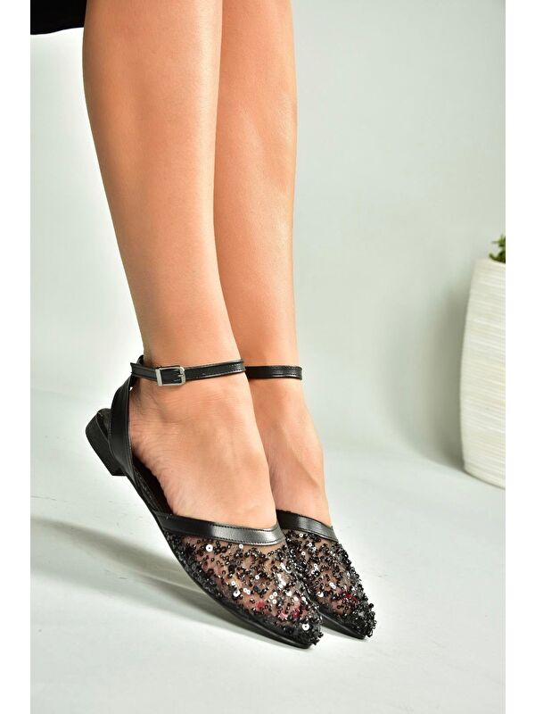 Fox Shoes Gri Fox Shoes Babet Kadın U7265441