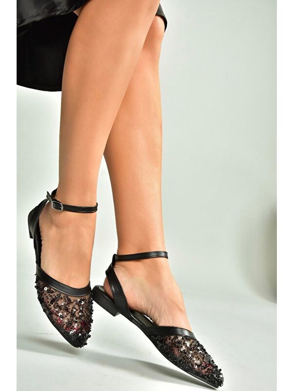 Fox Shoes Gri Fox Shoes Babet Kadın U7265441