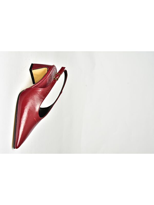 Bordo Kadın Topuklu Ayakkabı U6540800 - Görsel 8