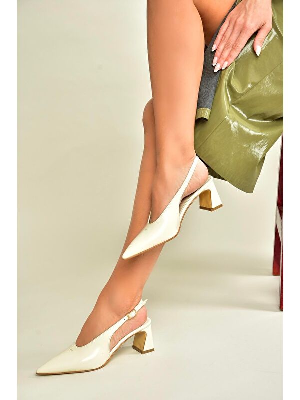 Bej Kadın Topuklu Ayakkabı U6540800 - Görsel 2