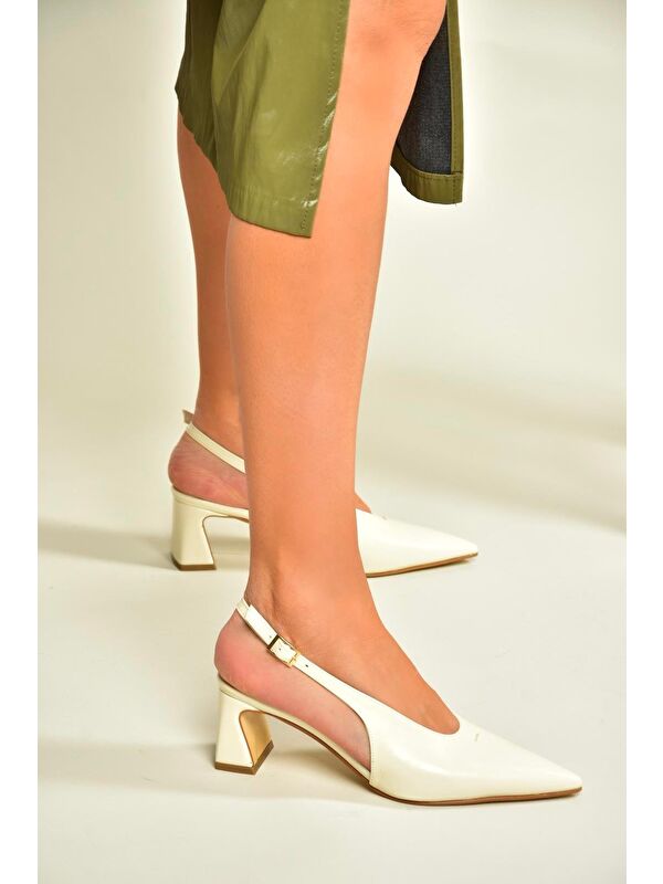 Bej Kadın Topuklu Ayakkabı U6540800 - Görsel 3