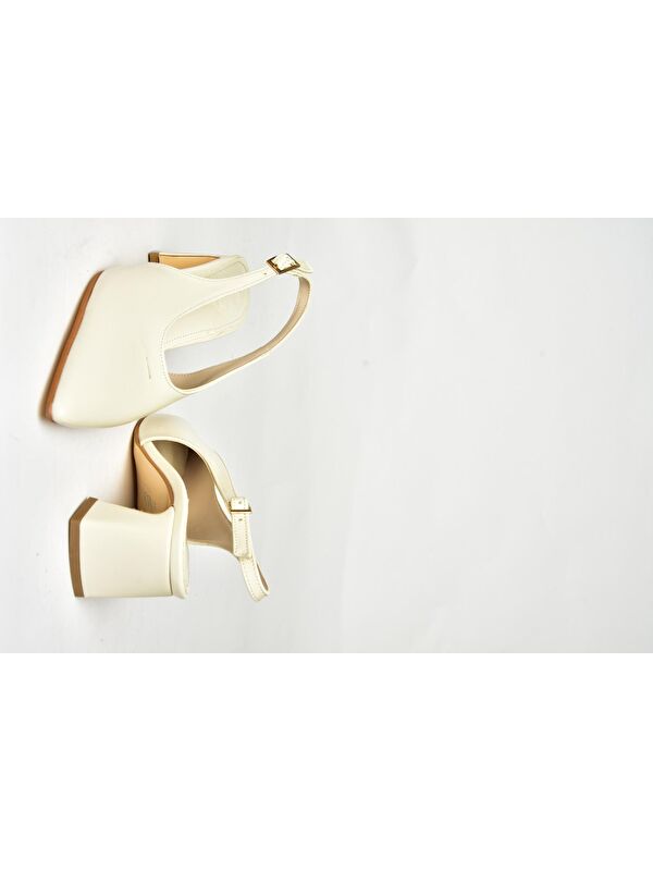 Bej Kadın Topuklu Ayakkabı U6540800 - Görsel 8