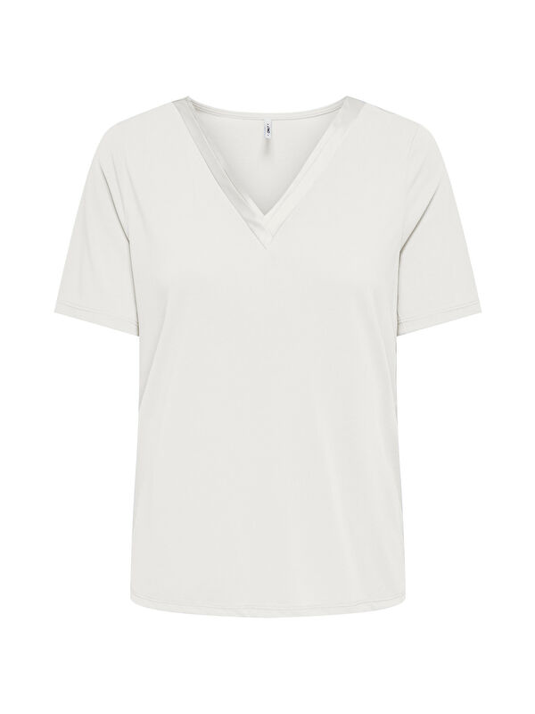 Only Onlfree Regular Fit Modal V Yaka Kadın T Shirt 15368626