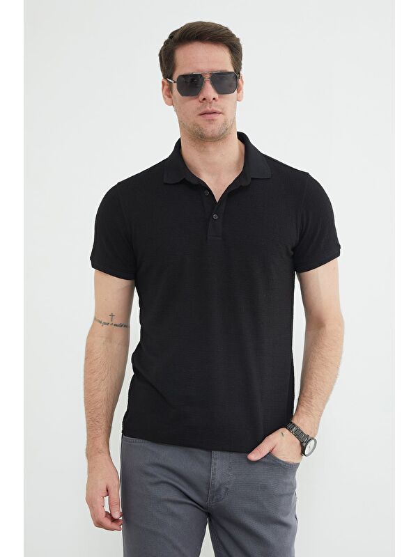Fullamoda Basic Polo Yaka Regular Fit Tişört