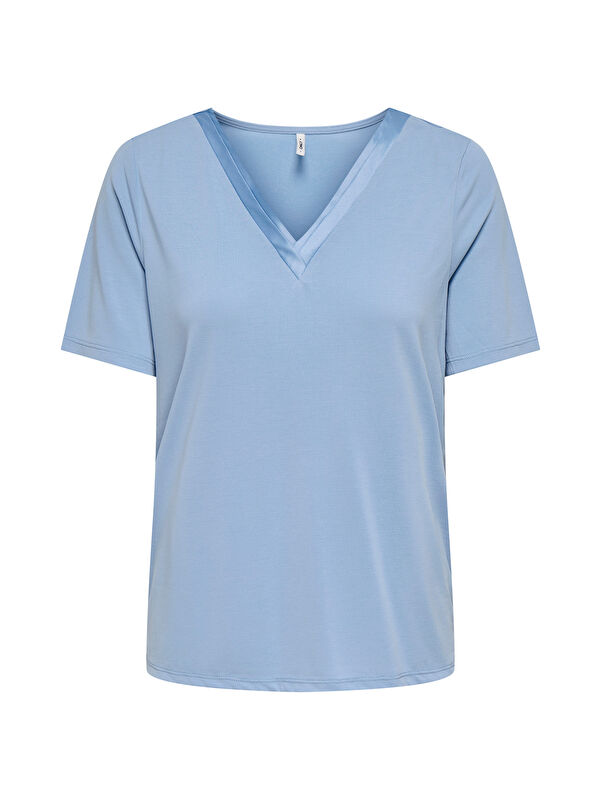 Only Onlfree Regular Fit Modal V Yaka Kadın T Shirt 15368626