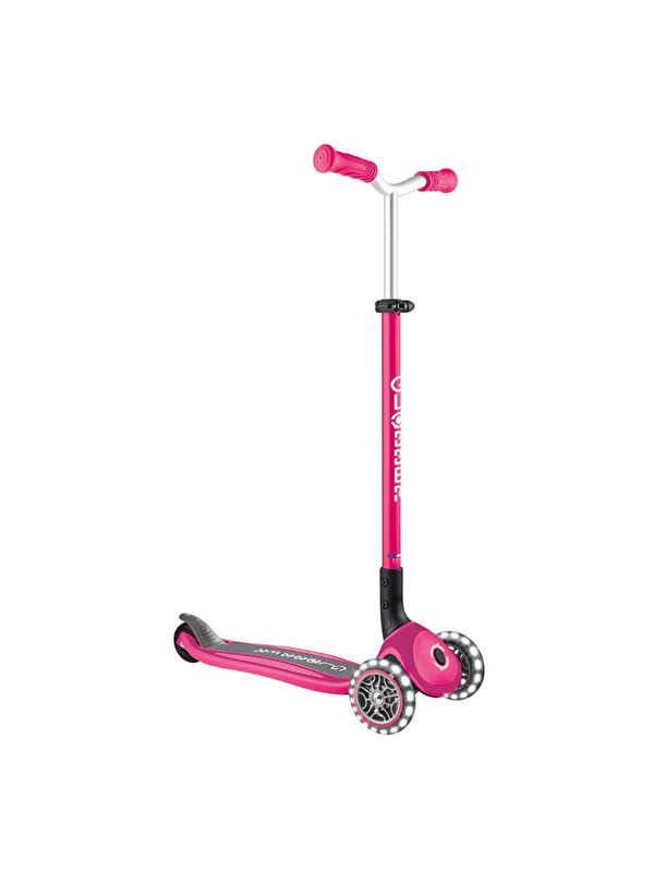 Globber Master Işıklı Katlanabilir Scooter Fuşya 663-110