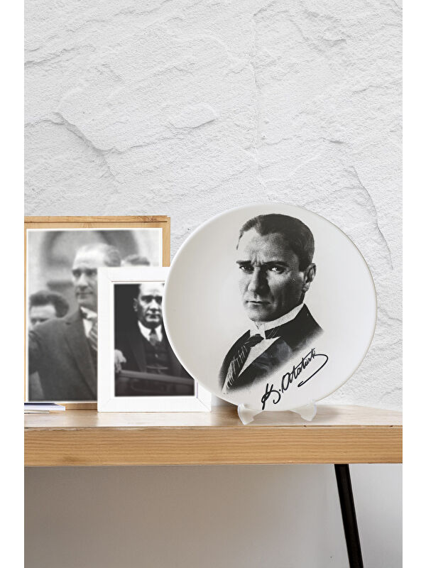 Keramika Atatürk Portre Hediyelik/Dekoratif Tabak