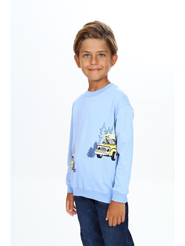 Toontoykids Erkek Çocuk Baskılı Sweatshirt