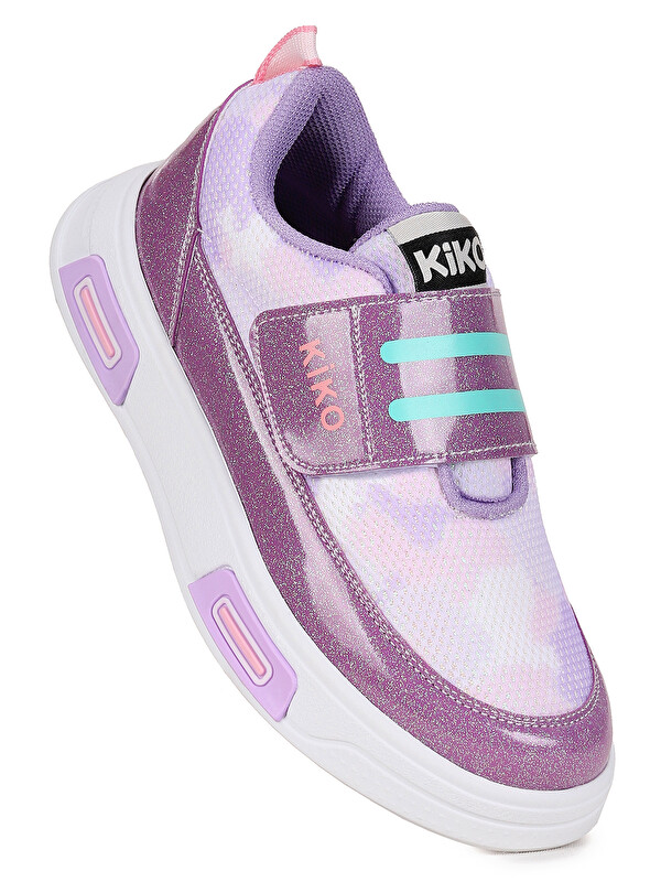 Kiko Kids Strap Simli Cırtlı Günlük Kız Çocuk Spor Ayakkabı